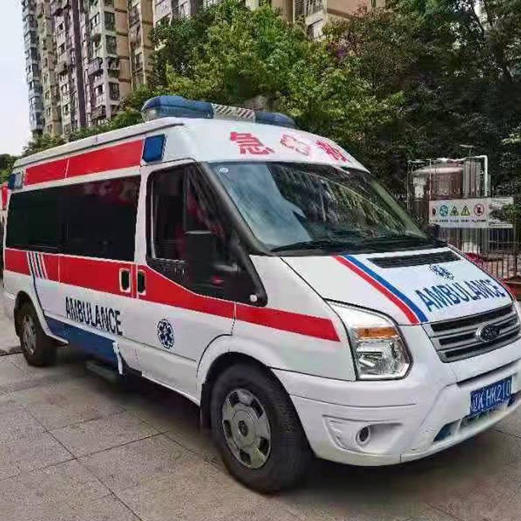 宁强长途救护车护送病人返乡